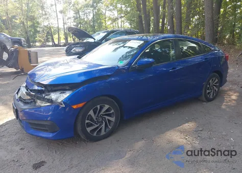 2017 Honda Civic Ex z USA, uszkodzony, nr VIN 2HGFC2F77HH557482